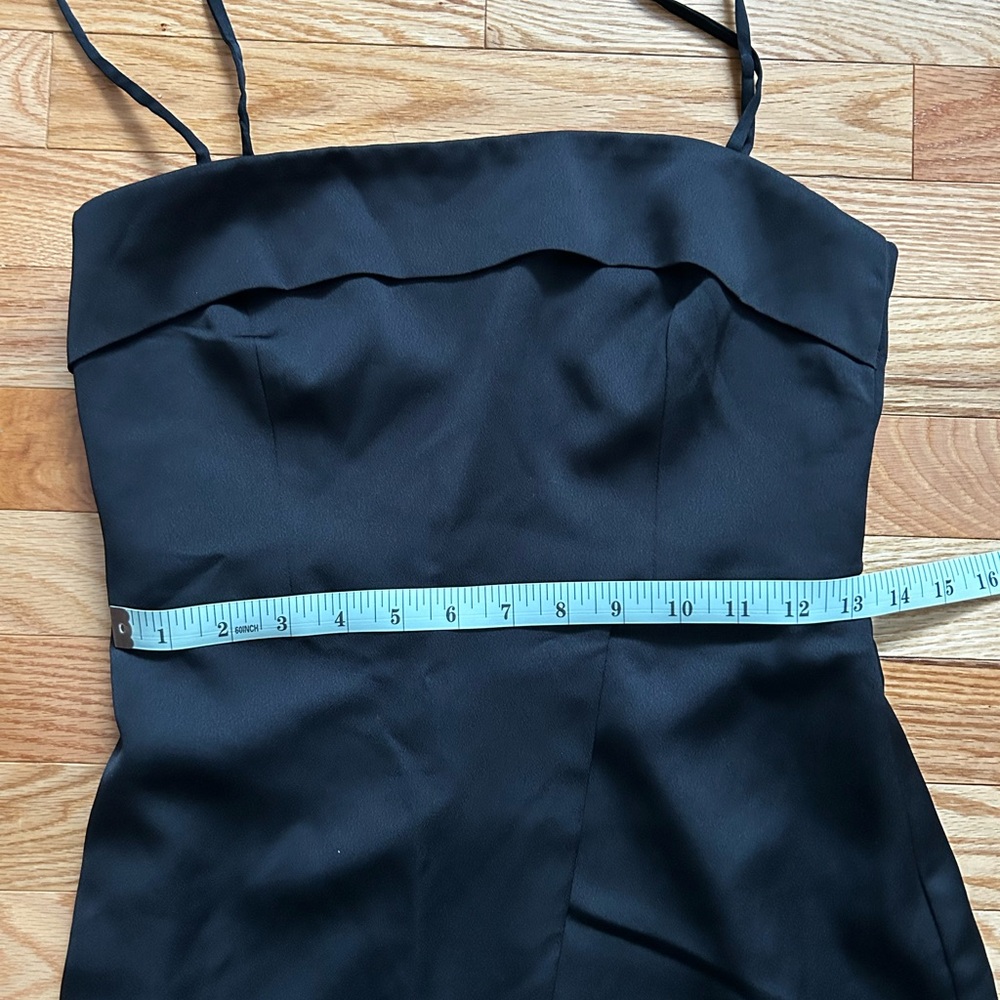 J. Crew Black Spaghetti-Strap Midi Dress - Picture 7 of 8